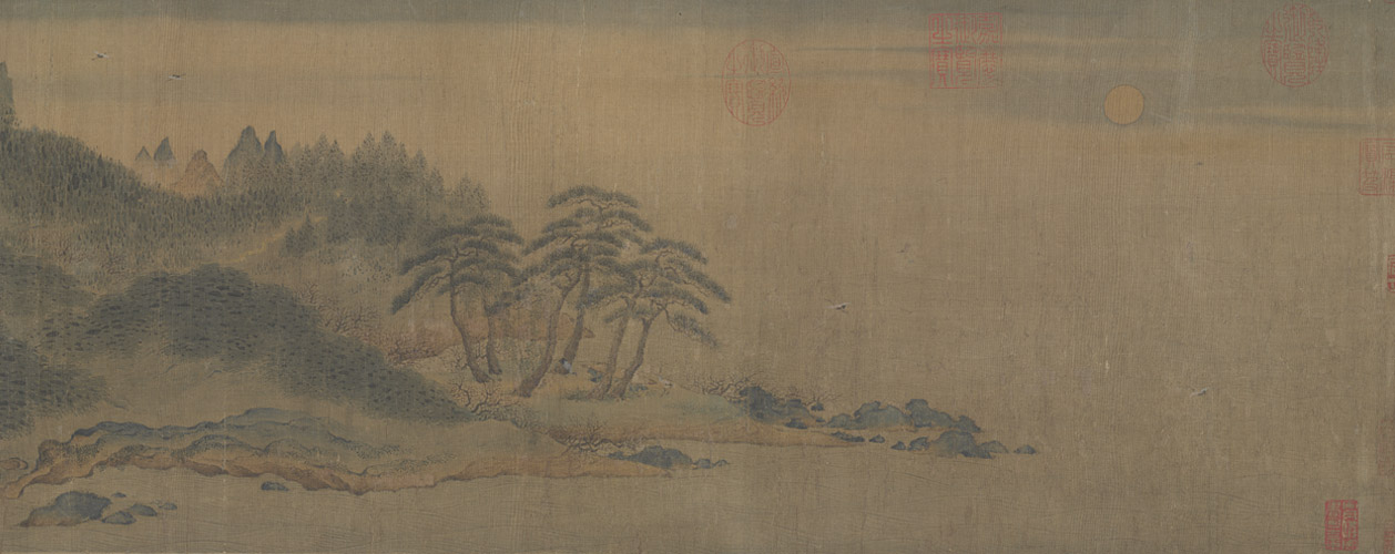 图片[1]-Picture scroll of Zhao Bosu Wansong Golden Palace-China Archive